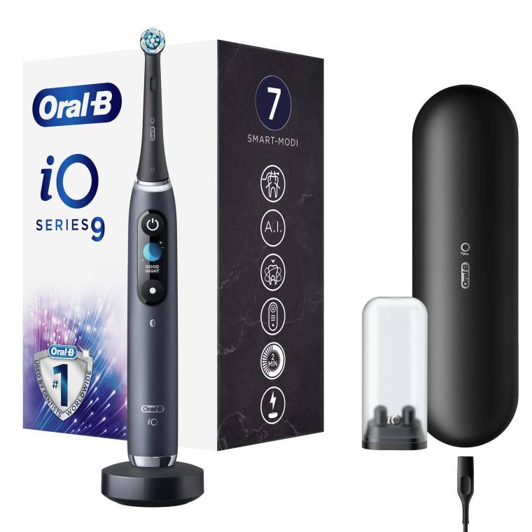 Oral-B iO 9 Şarjlı Diş Fırçası - Siyah - 1