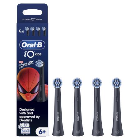 Oral-B iO Çocuk 6+ Marvel Spider Şarjlı Diş Fırçası Yedek Başlığı 4 Adet