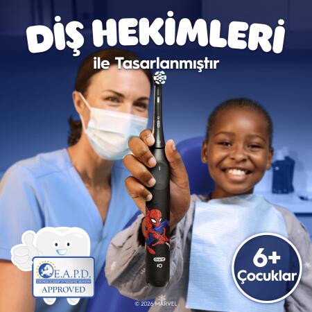 Oral-B iO Çocuk 6+ Marvel Spider Şarjlı Diş Fırçası Yedek Başlığı 4 Adet - 3