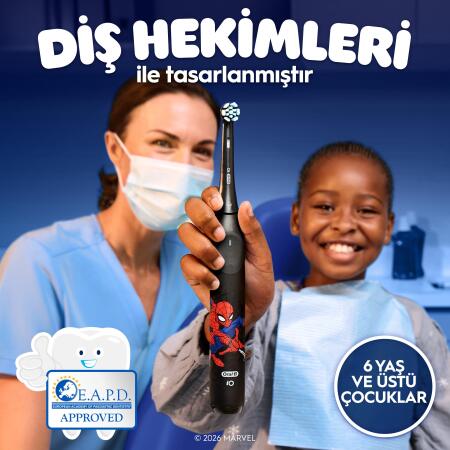 Oral-B iO Çocuk 6+ Marvel Spiderman Şarjlı Diş Fırçası - 3