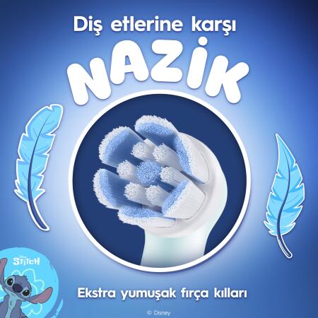 Oral-B iO Çocuk 6+ Stitch Diş Fırçası Yedek Başlığı 4 Adet - 4