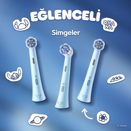 Oral-B iO Çocuk 6+ Stitch Diş Fırçası Yedek Başlığı 4 Adet - 5