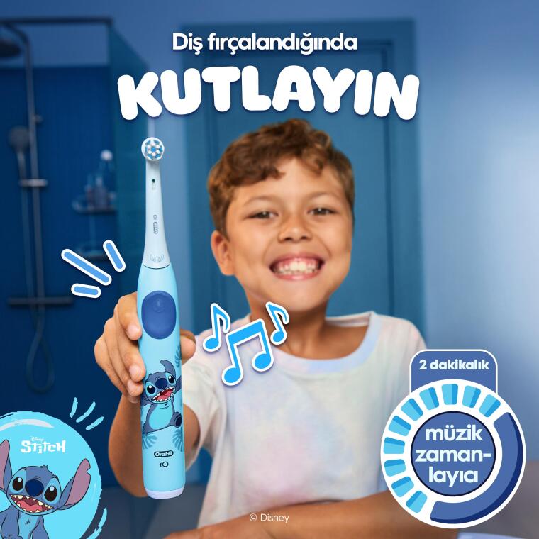 Oral-B iO Çocuk 6+ Stitch Şarjlı Diş Fırçası - 6