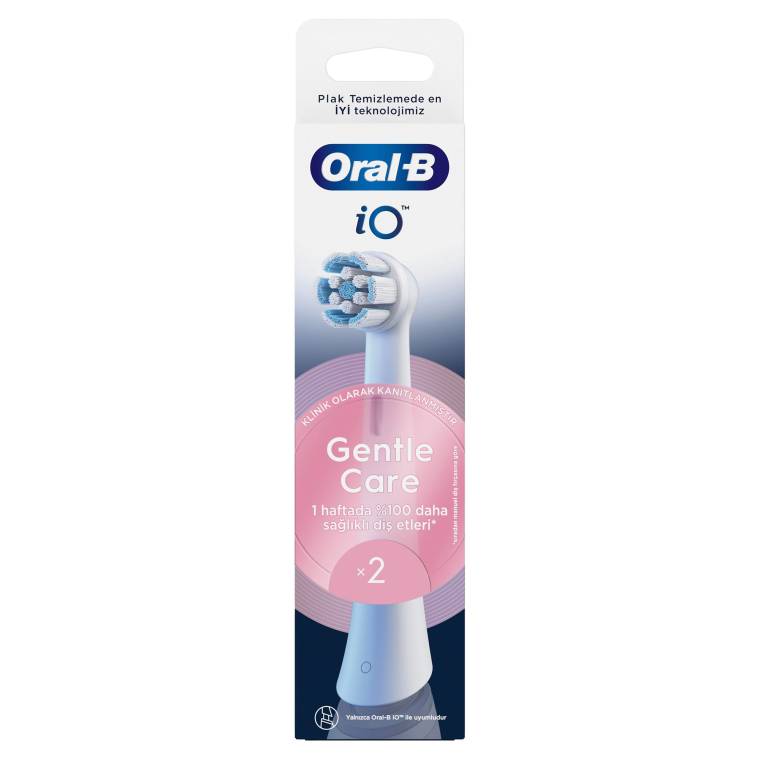 Oral-B iO Gentle Care Beyaz Diş Fırçası Yedek Başlığı 2 Adet - 2