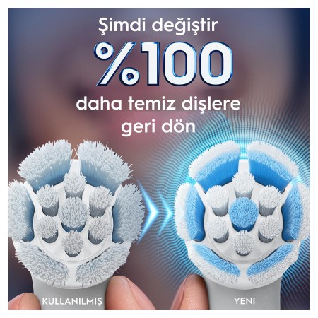 Oral-B iO Gentle Care Beyaz Diş Fırçası Yedek Başlığı 2 Adet - 5
