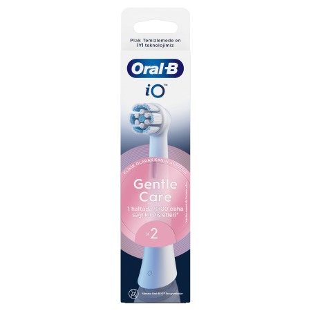 Oral-B iO Gentle Care Beyaz Diş Fırçası Yedek Başlığı 2 Adet - 2