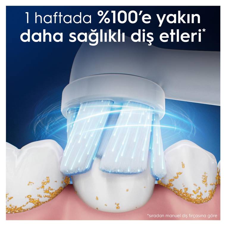 Oral-B iO Gentle Care Beyaz Diş Fırçası Yedek Başlığı 2 Adet - 10