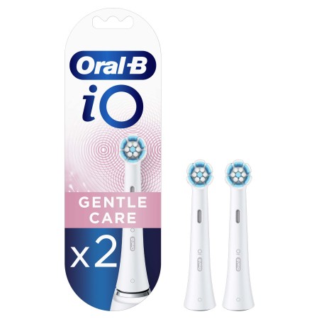 Oral-B - Oral-B iO Gentle Care Beyaz Diş Fırçası Yedek Başlığı 2 Adet