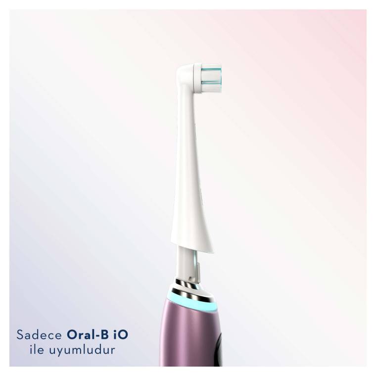 Oral-B iO Gentle Care Beyaz Diş Fırçası Yedek Başlığı 2 Adet - 6