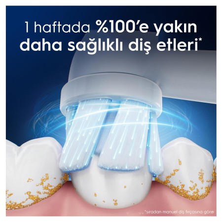 Oral-B iO Gentle Care Beyaz Diş Fırçası Yedek Başlığı 4 Adet - 4