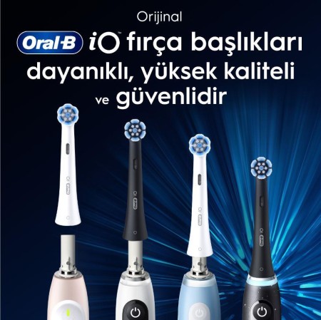 Oral-B iO Gentle Care Beyaz Diş Fırçası Yedek Başlığı 4 Adet - 7