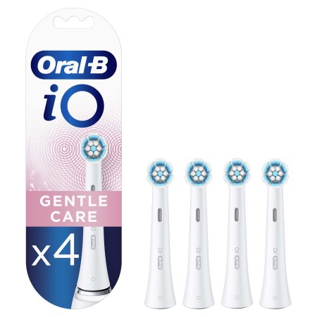 Oral-B - Oral-B iO Gentle Care Beyaz Diş Fırçası Yedek Başlığı 4 Adet