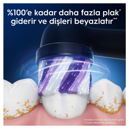 Oral-B iO Radiant White Beyaz Diş Fırçası Yedek Başlığı 4 Adet - 9