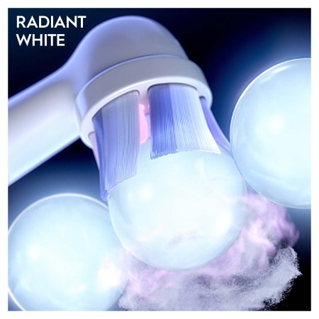 Oral-B iO Radiant White Beyaz Diş Fırçası Yedek Başlığı 4 Adet - Thumbnail