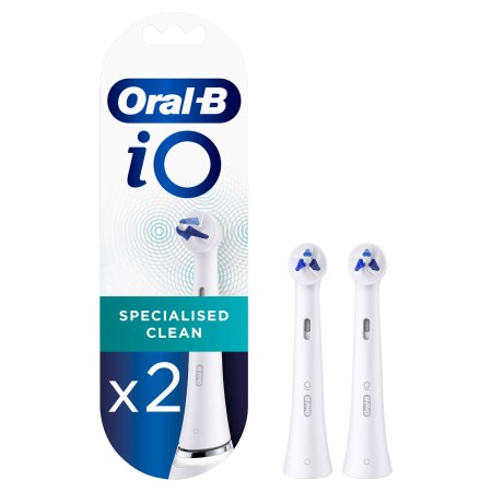 Oral-B - Oral-B iO Specialised Clean Beyaz Diş Fırçası Yedek Başlığı 2 Adet
