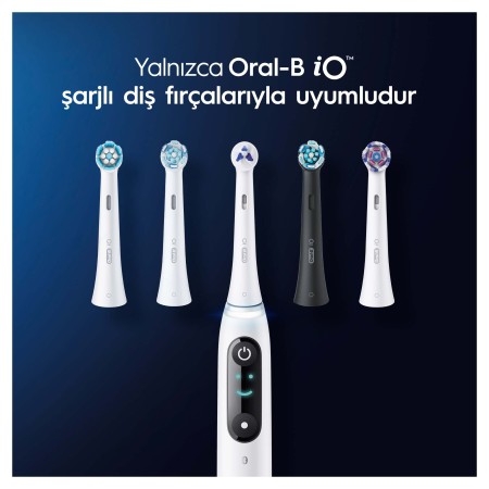 Oral-B iO Specialised Clean Beyaz Diş Fırçası Yedek Başlığı 2 Adet - Thumbnail