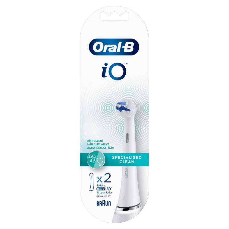Oral-B iO Specialised Clean Beyaz Diş Fırçası Yedek Başlığı 2 Adet - 3