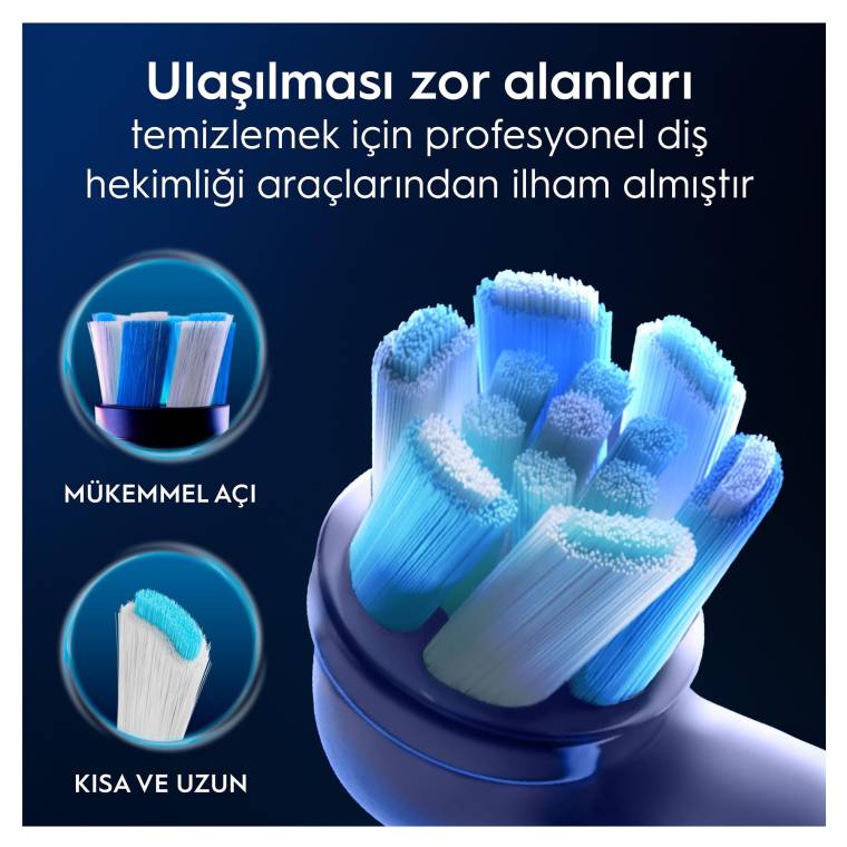 Oral-B iO Ultimate Clean Beyaz Diş Fırçası Yedek Başlığı 2 Adet - 6