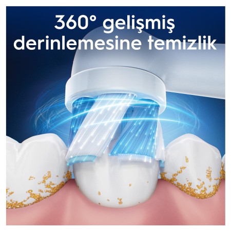 Oral-B iO Ultimate Clean Beyaz Diş Fırçası Yedek Başlığı 2 Adet - 7