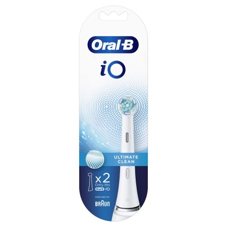 Oral-B iO Ultimate Clean Beyaz Diş Fırçası Yedek Başlığı 2 Adet - Thumbnail