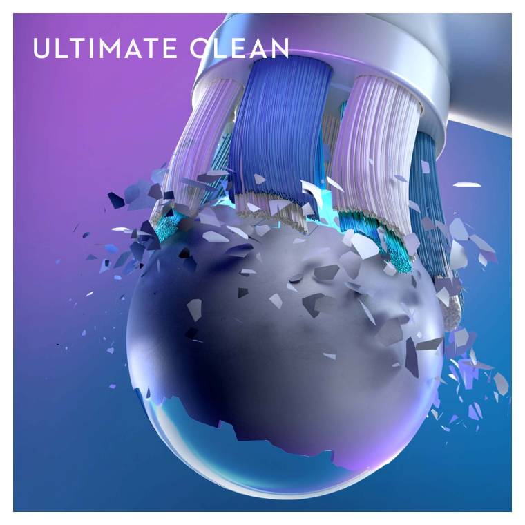 Oral-B iO Ultimate Clean Beyaz Diş Fırçası Yedek Başlığı 2 Adet - 9