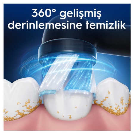 Oral-B iO Ultimate Clean Siyah Diş Fırçası Yedek Başlığı 2 Adet - 6
