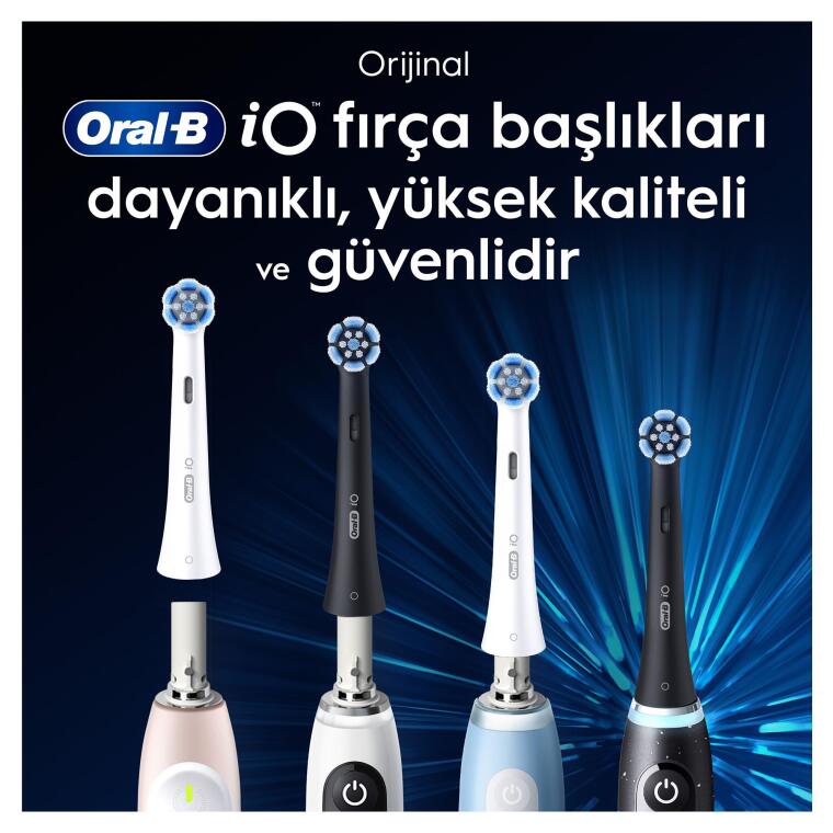 Oral-B iO Ultimate Clean Siyah Diş Fırçası Yedek Başlığı 4 Adet - 7