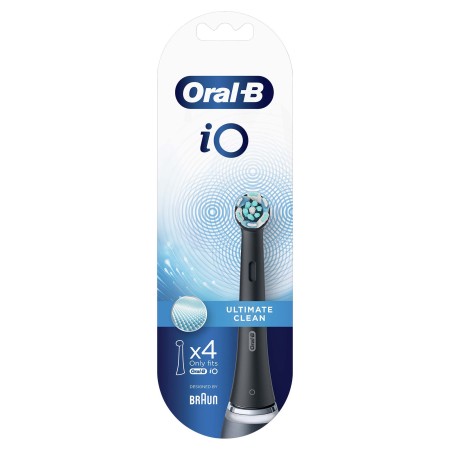 Oral-B iO Ultimate Clean Siyah Diş Fırçası Yedek Başlığı 4 Adet - 3