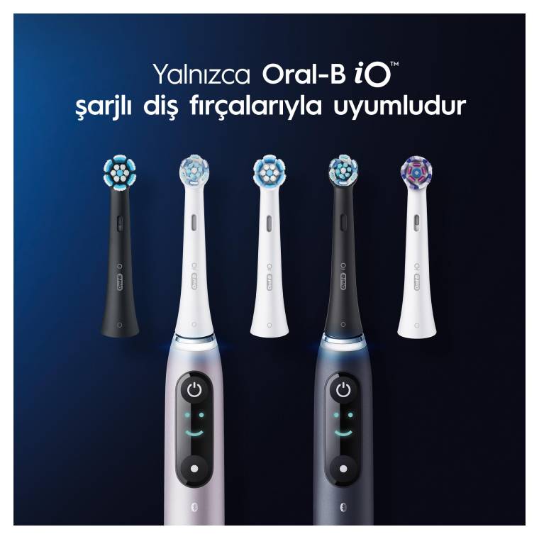 Oral-B iO Ultimate Clean Siyah Diş Fırçası Yedek Başlığı 6 Adet - 4