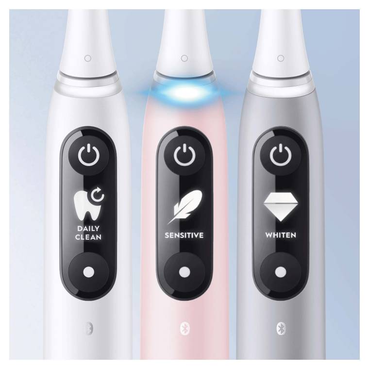 Oral-B iO 6 Şarjlı Diş Fırçası Seti 2'li - Beyaz/Pembe - 8