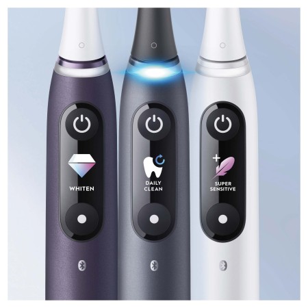 Oral-B iO 7 Şarjlı Diş Fırçası Seti 2'li - Siyah/Beyaz - Thumbnail