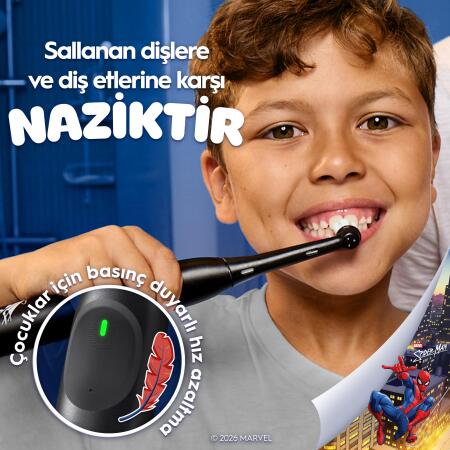 Oral-B iO Çocuk 6+ Marvel Spiderman Şarjlı Diş Fırçası - 4