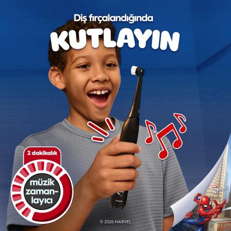 Oral-B iO Çocuk 6+ Marvel Spiderman Şarjlı Diş Fırçası - 5