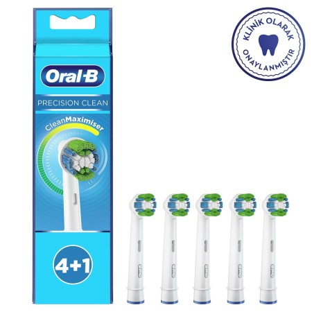 Oral-B - Oral-B Precision Clean Clean Maximiser 4+1 Diş Fırçası Yedek Başlığı EB20