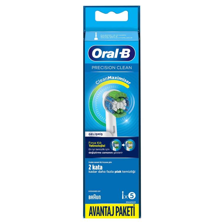 Oral-B Precision Clean Clean Maximiser 4+1 Diş Fırçası Yedek Başlığı EB20 - 2