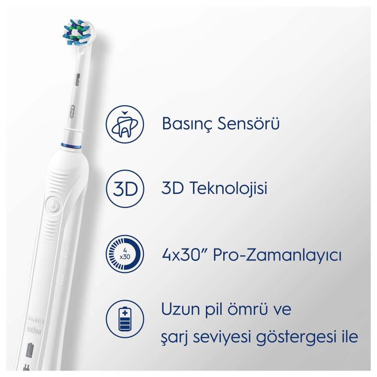 Oral-B Pro 1 Easy Clean Şarjlı Diş Fırçası - 3