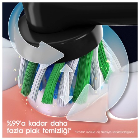 Oral-B Pro 3 3500 Şarj Edilebilir Diş Fırçası - Siyah - 3
