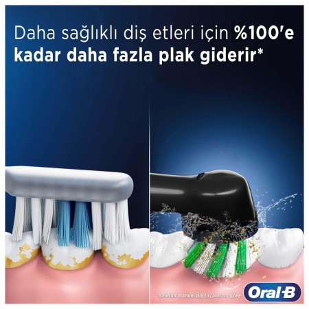 Oral-B Pro 3 Restage Beyaz Şarjlı Diş Fırçası + Seyahat Kabı - Thumbnail