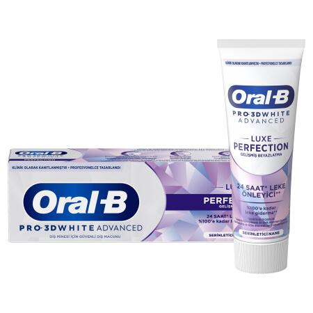 Oral-B Pro 3D White Advanced Luxe Perfection Diş Macunu 75 ml - 2