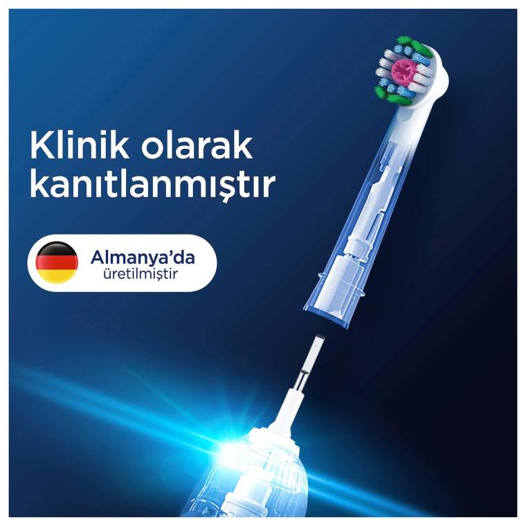 Oral-B Pro 3D White X-Filament Şarjlı Diş Fırçası Yedek Başlığı 2 Adet - 7