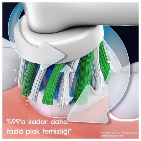 Oral-B Pro Clean Şarjlı Diş Fırçası Siyah + Seyahat Kabı - 4