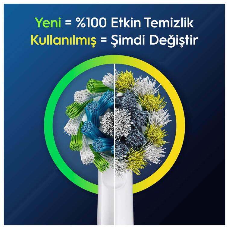 Oral-B Pro Cross Action X-Filament Şarjlı Diş Fırçası Yedek Başlığı 2 Adet - 5