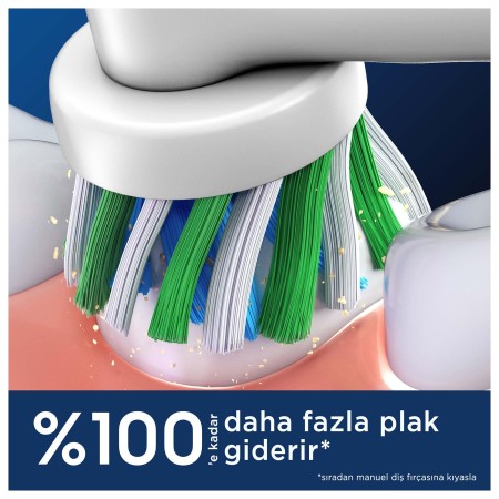 Oral-B Pro Cross Action X-Filament Şarjlı Diş Fırçası Yedek Başlığı 4 Adet - 3