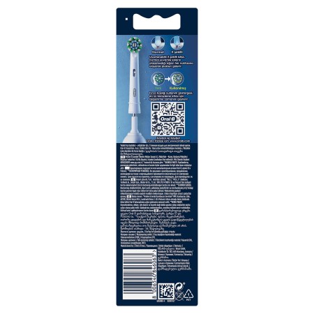 Oral-B Pro Cross Action X-Filament Şarjlı Diş Fırçası Yedek Başlığı 4 Adet - 8