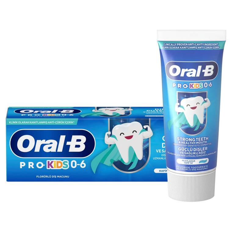 Oral-B Pro Kids 0-6 Çocuklar İçin Diş Macunu 50 ml - 1