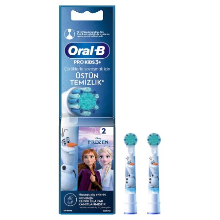 Oral-B - Oral-B Pro Kids Frozen Şarjlı Diş Fırçası Yedek Başlığı 2 Adet