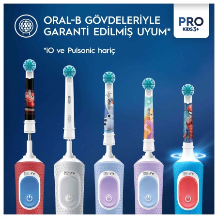 Oral-B Pro Kids Frozen Şarjlı Diş Fırçası Yedek Başlığı 2 Adet - Thumbnail