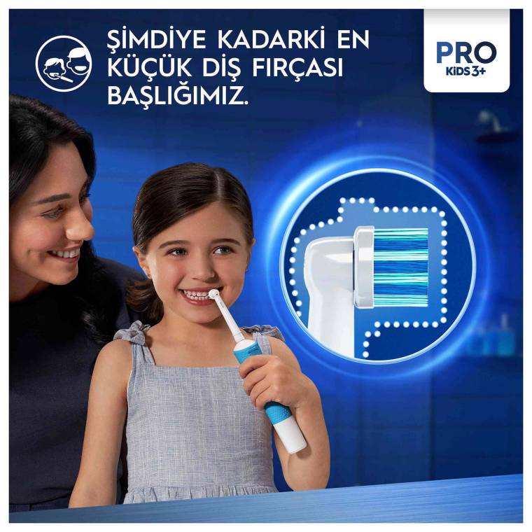 Oral-B Pro Kids Spiderman Şarjlı Diş Fırçası Yedek Başlığı 2 Adet - 7