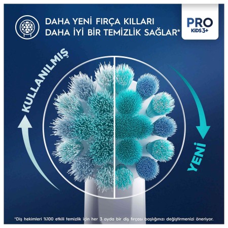 Oral-B Pro Kids Spiderman Şarjlı Diş Fırçası Yedek Başlığı 2 Adet - 3