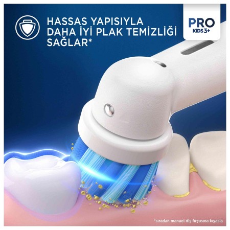 Oral-B Pro Kids Spiderman Şarjlı Diş Fırçası Yedek Başlığı 2 Adet - 6